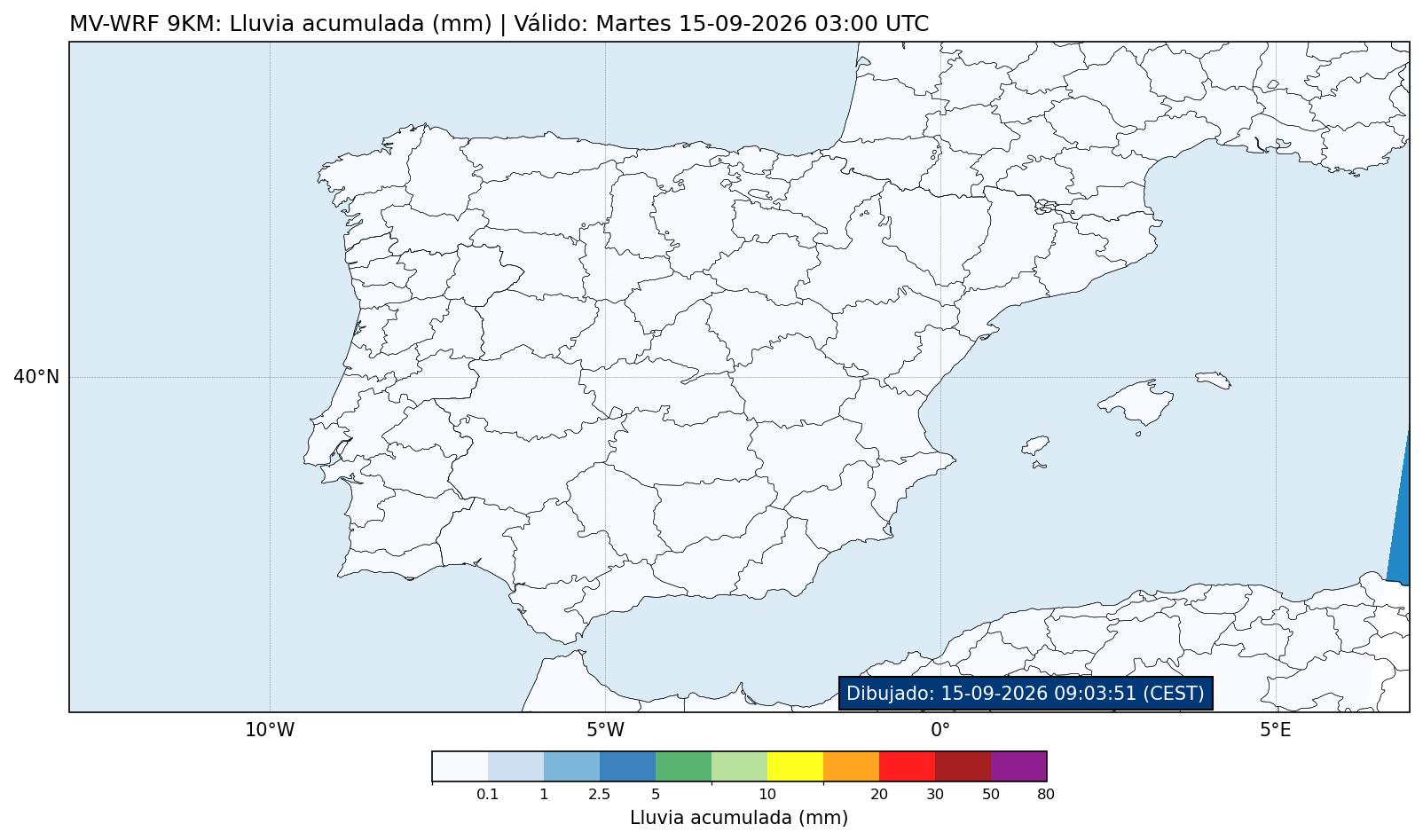 Precipitación acumulada (mm)
